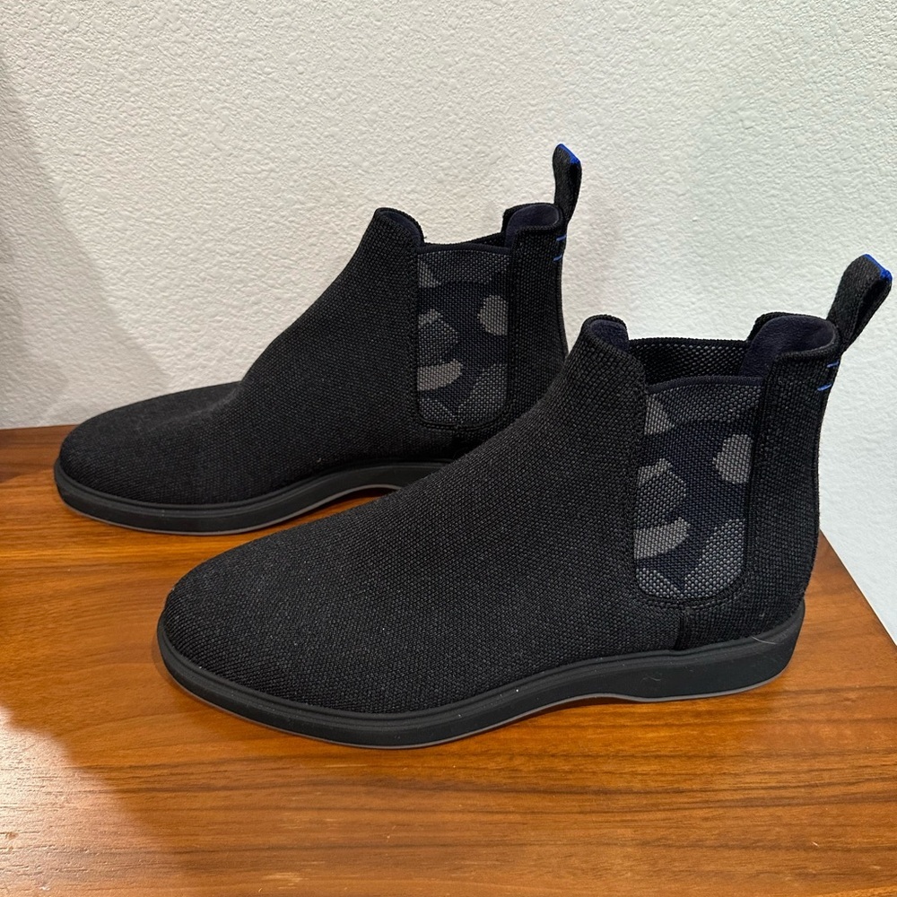 NEW Rothy's The Chelsea Granite Merino Boots